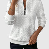 Kateřina - Pletený Svetr S Copánkovým Vzorem