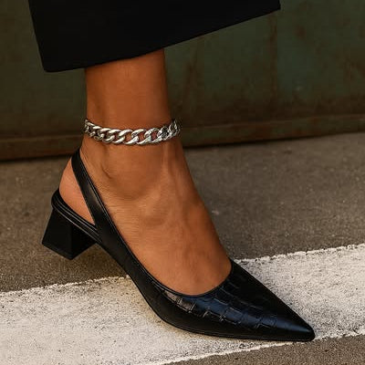 Olga - Elegantní čtvercové podpatky