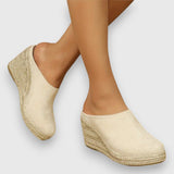 Sienna – Espadrilky na klínovém podpatku