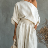 Ginevra | Kompletní Monospalla Fluido Drappeggiato