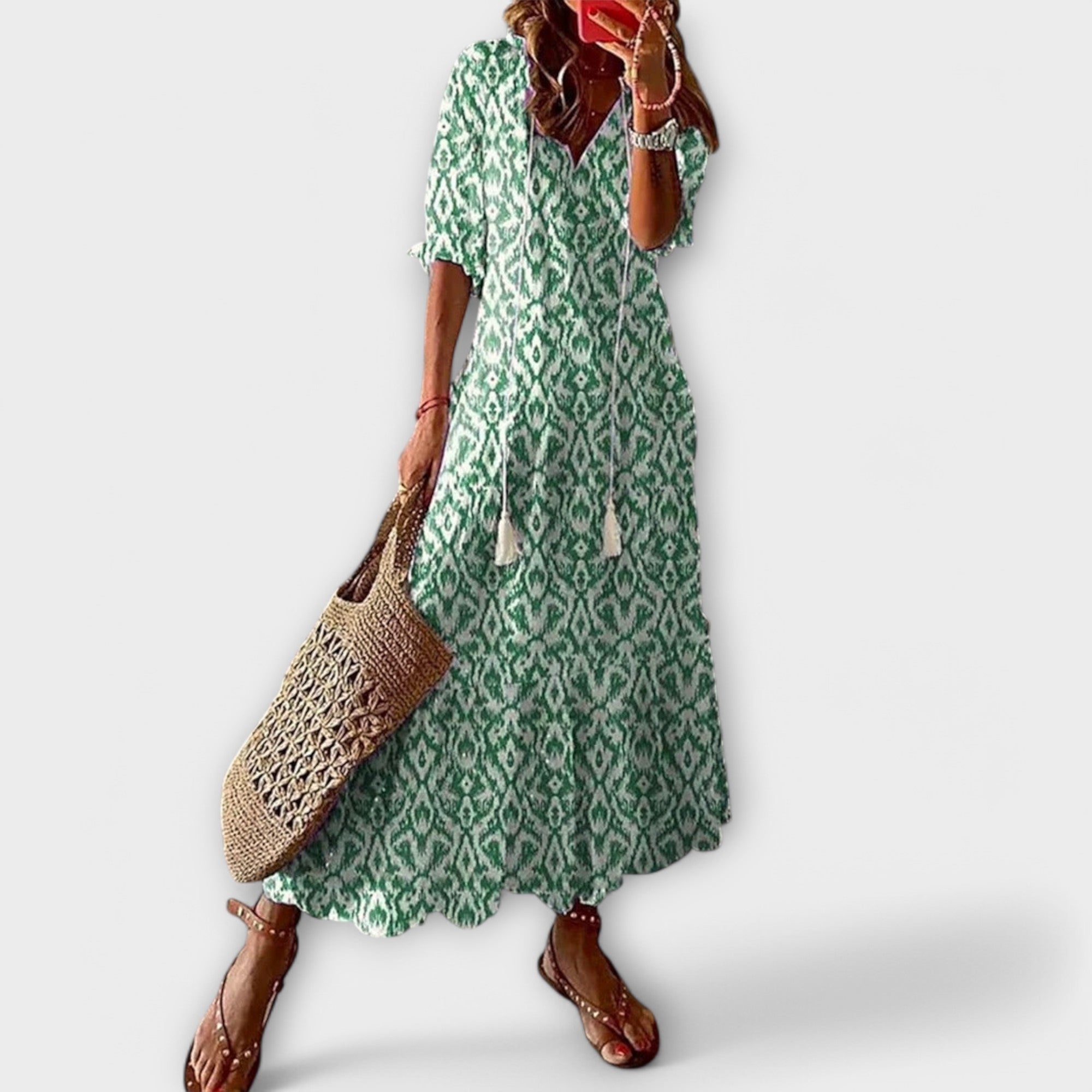 Bettina - Boho Maxi Šaty